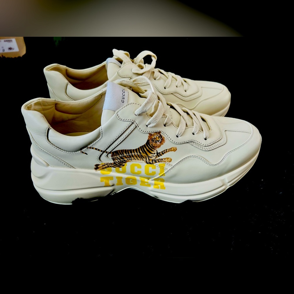 Gucci Rhyton Leather Men’s Sneakers